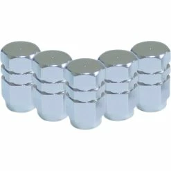 New ✔️ SCA Valve Stem Caps - Silver, 5 Pack 😀