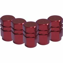 Discount 😍 SCA Valve Stem Caps - Red, 5 Pack ✨