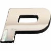 Discount 😉 SCA 3D Chrome Badge Letter P 😉