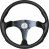 Promo 👏 SAAS Steering Wheel - Black 350mm Poly - Octane 🔥