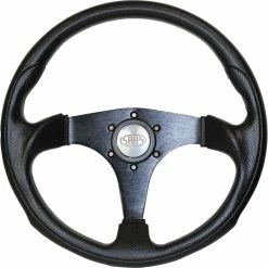 Promo 👏 SAAS Steering Wheel - Black 350mm Poly - Octane 🔥