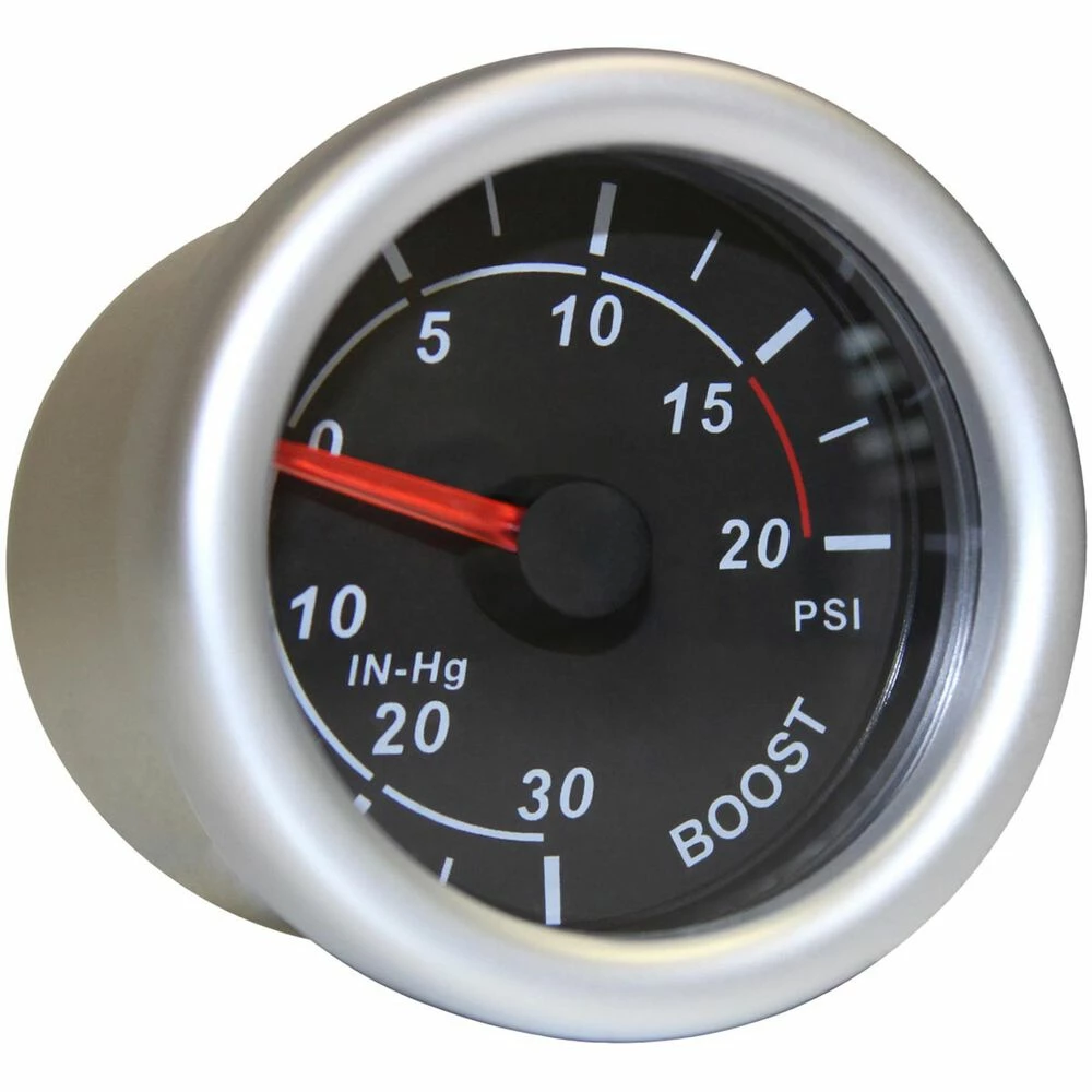 New 🎁 Autoline Boost Gauge - Black, 52mm 🌟