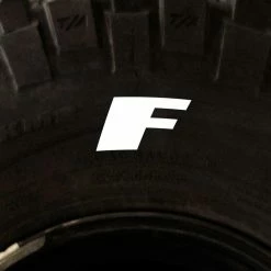 Hot Sale 😉 Tire Stickers - Letter F 😀