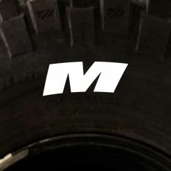 Brand new ๐งจ Tire Stickers - Letter M ๐