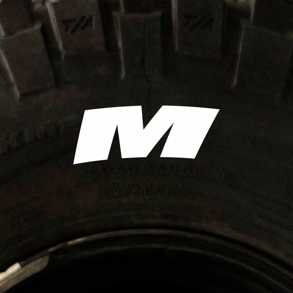 Brand new ๐งจ Tire Stickers - Letter M ๐