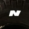 Budget 🔥 Tire Stickers - Letter N 🤩