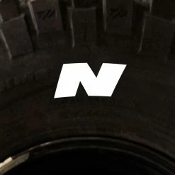 Budget ๐ฅ Tire Stickers - Letter N ๐คฉ