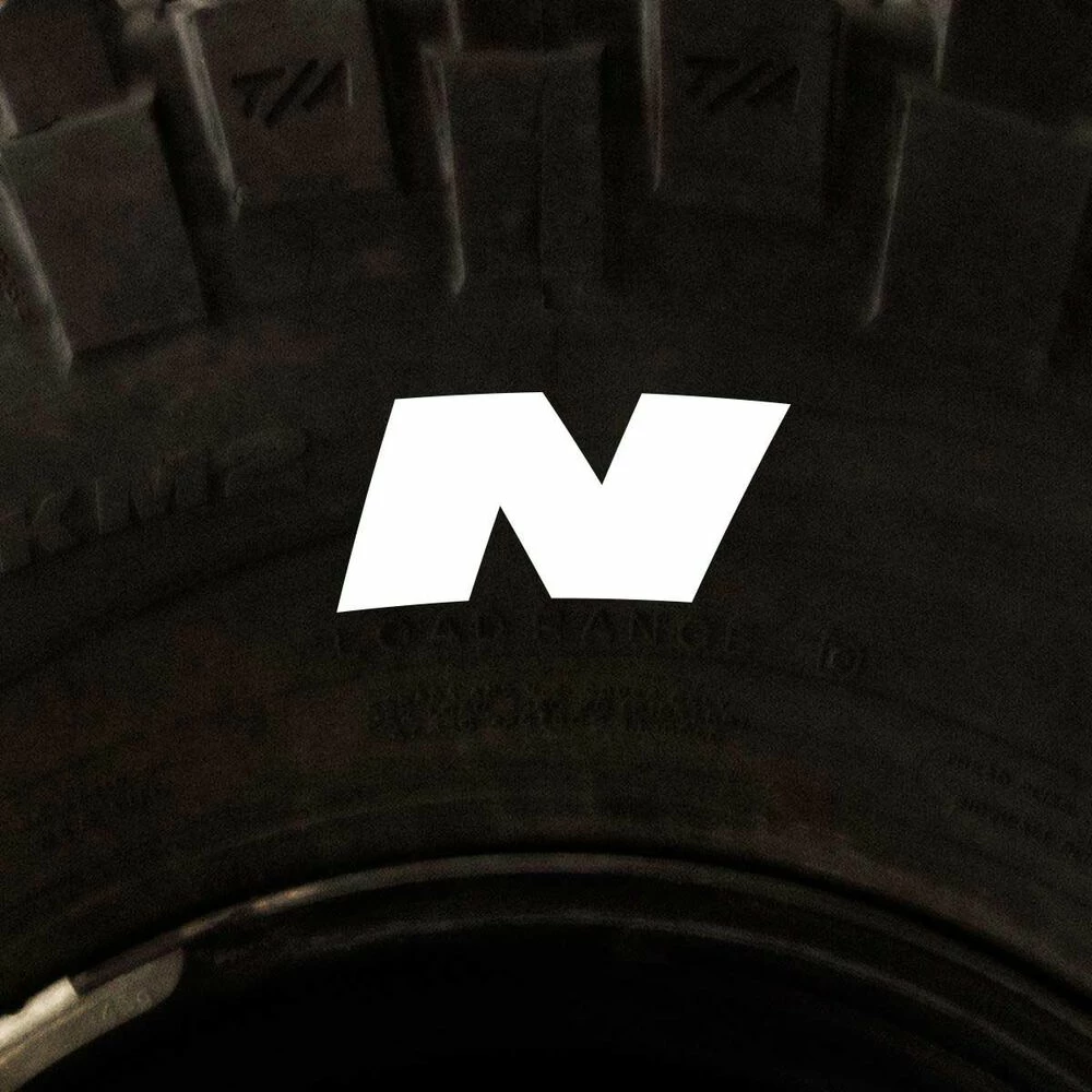 Budget 🔥 Tire Stickers - Letter N 🤩