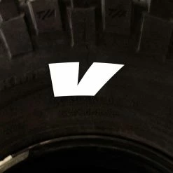 Coupon 😀 Tire Stickers - Letter V ⌛