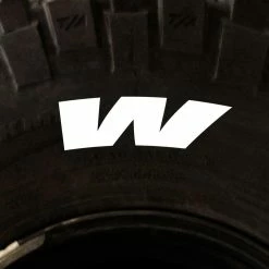 Best Sale 😀 Tire Stickers - Letter W 🔥