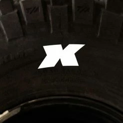 Outlet ๐ Tire Stickers - Letter X ๐