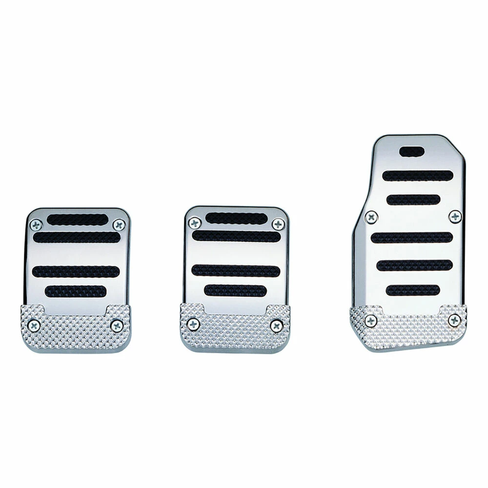 New ๐งจ Wildcat Pedal Pads Manual Black/Chrome โ๏ธ