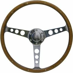 Best Sale ✔️ SAAS Classic Steering Wheel - 15 Inch, Wood, SW704PHW 🧨