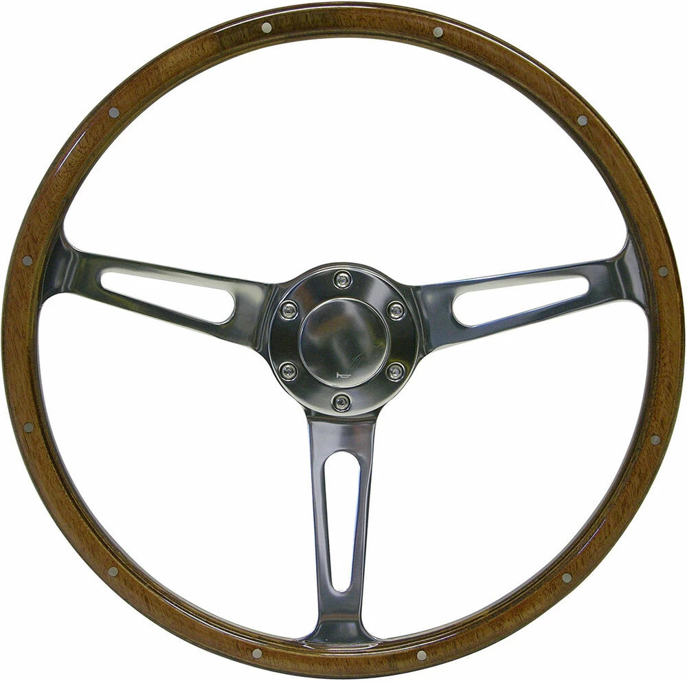 Promo 🛒 SAAS Classic Steering Wheel - 15 Inch, Wood, SW704PSW 🤩