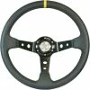 Buy 😀 SAAS Deep Dish Steering Wheel - 14 Inch, Leather, SWGT2 😉