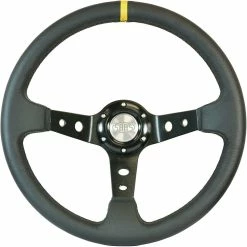 Buy 😀 SAAS Deep Dish Steering Wheel - 14 Inch, Leather, SWGT2 😉