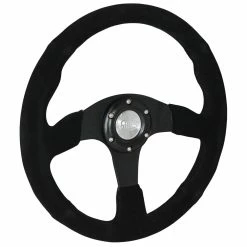Discount 🛒 SAAS Drift Steering Wheel - 14 Inch, Suede, D1-SWB-RS 🛒