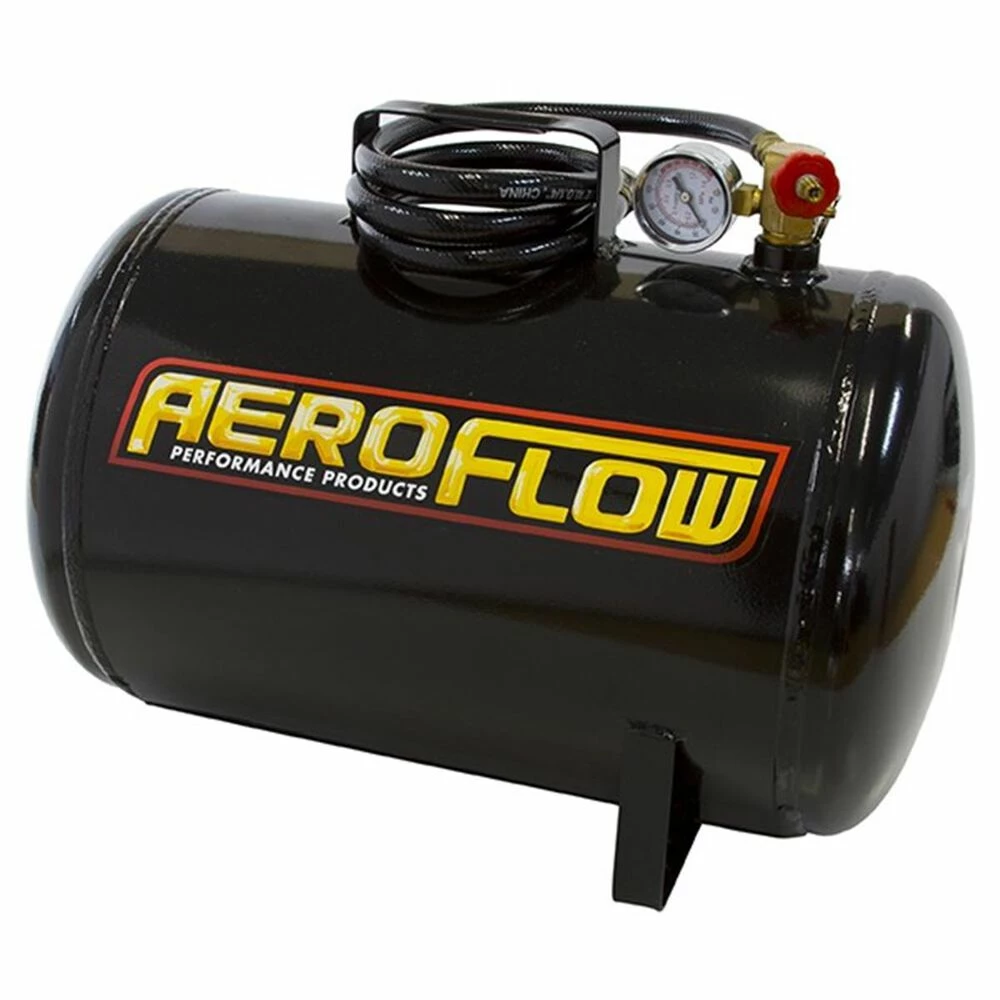 Buy 👏 Aeroflow 5 Gallon Steel Portable Air Tank - Black (125 PSI Max), AF77-3000 ⭐